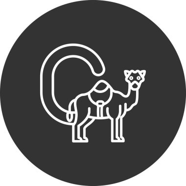 kedi simgesi vektör illüstrasyonu