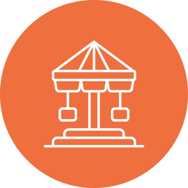 Sirk simgesinin vektör çizimi