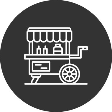 Gıda simgesinin vektör illüstrasyonu