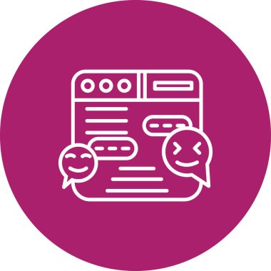 seo modern simgesinin vektör illüstrasyonu