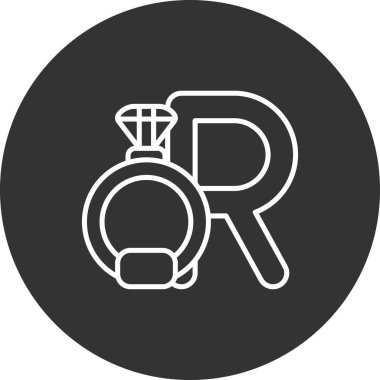 Bir benzin istasyonu simgesinin vektör illüstrasyonu