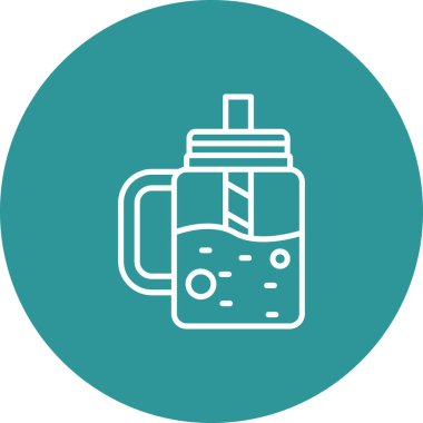 Modern gaz simgesinin vektör illüstrasyonu