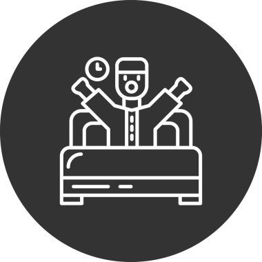 Otel simgesi vektör illüstrasyonu