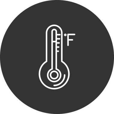 sıcak hava soğuk simgesi, basit biçim