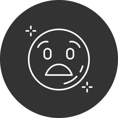 vektör emoji simgesi çizimi