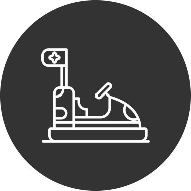 Mikroskop simgesinin vektör çizimi