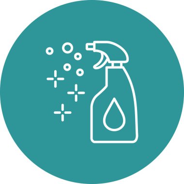 Dezenfektan spreyli dezenfektan şişesi ve sabun vektörü çizimi