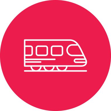 tram simgesi vektör illüstrasyonu