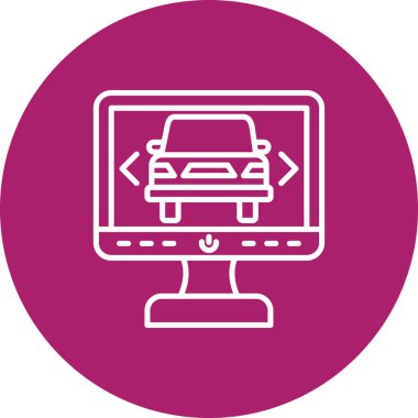 bilgisayar simgesi vektör illüstrasyonu