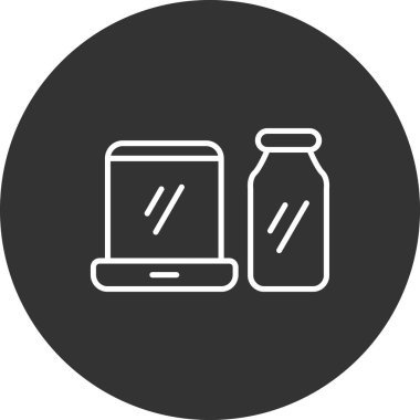 Gıda simgesinin vektör illüstrasyonu