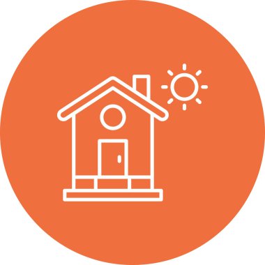 ev simgesi vektör illüstrasyonu