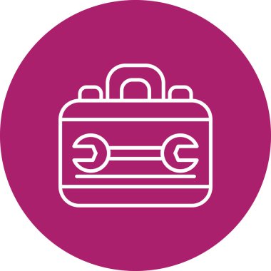 evrak çantası ikonu vektör illüstrasyonu