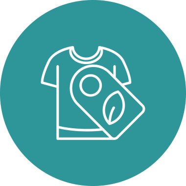 İzole edilmiş tek bir bebek kıyafetinin vektör çizimi