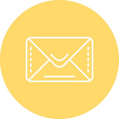 Zarf simgesinin vektör illüstrasyonu