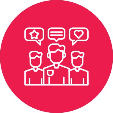 insanlar simge vektör illüstrasyonu