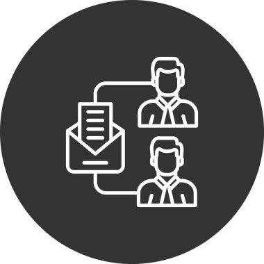 İş ve finans ikonu kavramının vektör illüstrasyonu