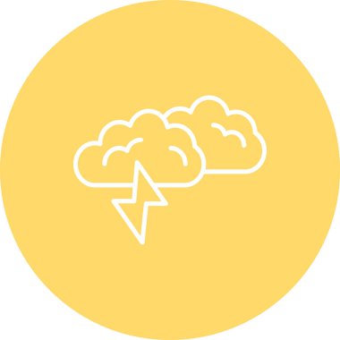 Bulut. Web simgesi basit tasarım