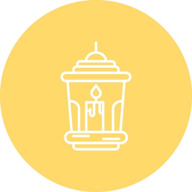 Benzersiz sıcak fener vektör simgesi