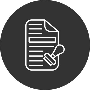 Dosya simgesinin vektör illüstrasyonu