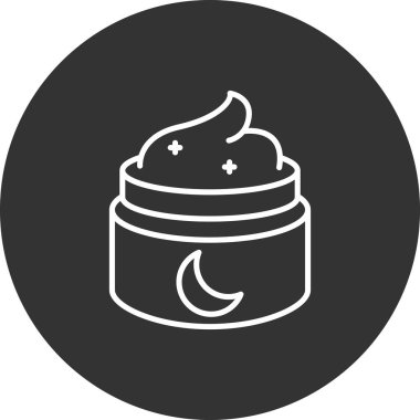 Ay simgesi, vektör illüstrasyonu