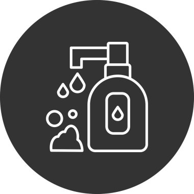 vektör çizim tasarım şişe simgesinin