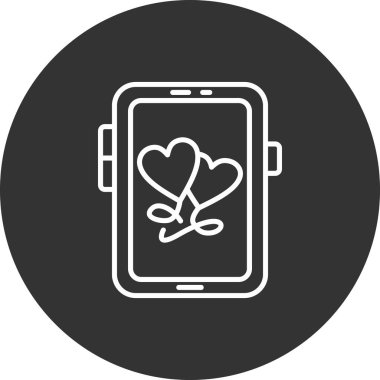 akıllı telefon vektör simgesi modern basit illüstrasyon