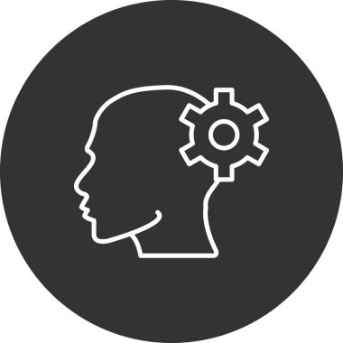 Seo ve teknoloji simgelerinin vektör illüstrasyonu