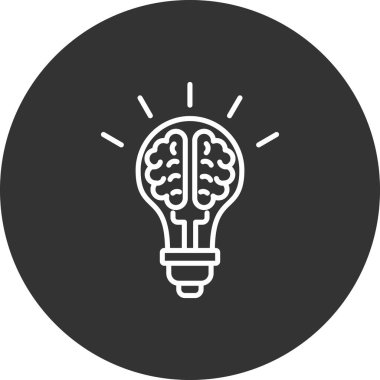 fikir vektör simgesi modern biçim tasarımı