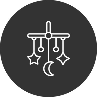 Modern simgenin vektör illüstrasyonu