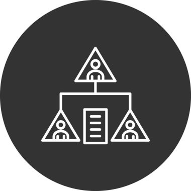 İnsan simgesinin vektör illüstrasyonu