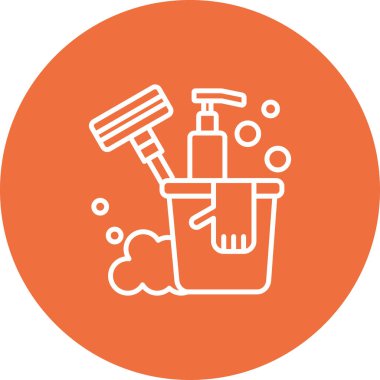 Boya kovasının vektör çizimi