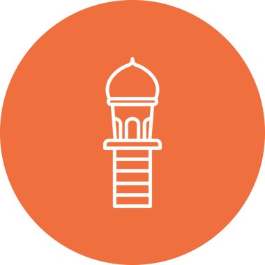 Ramazan Kareem cami vektör simgesi