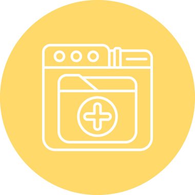 Mutfak. Web simgesi basit illüstrasyon