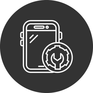 seo modern simgesinin vektör illüstrasyonu