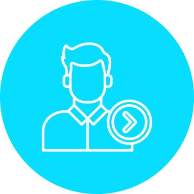 vektör kullanıcı profili simgesi, web vektörü illüstrasyonu