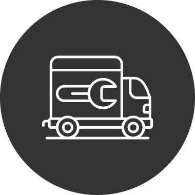 araba simgesi vektör illüstrasyonu