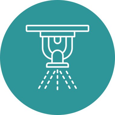 Bir vinç simgesinin vektör illüstrasyonu