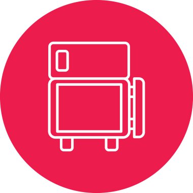 Modern otomatik simgenin vektör illüstrasyonu