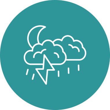 Bulut. Web simgesi basit illüstrasyon