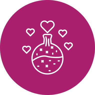 Modern kalp simgesinin vektör illüstrasyonu