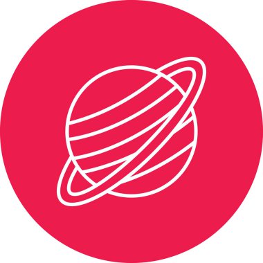 Gezegen simge vektör çizim