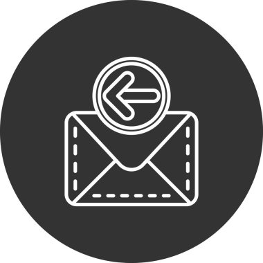 posta simgesi, vektör illüstrasyonu