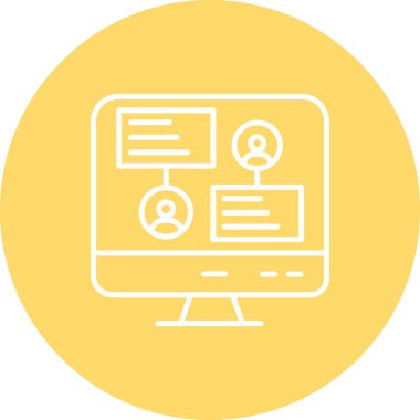 seo modern simgesinin vektör illüstrasyonu