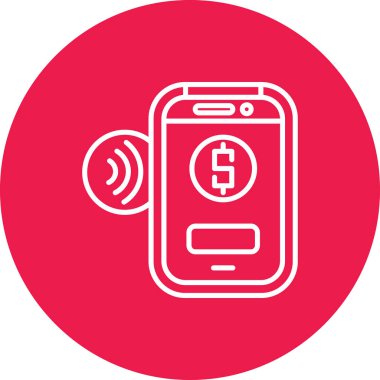 vektör cep telefon simgesi