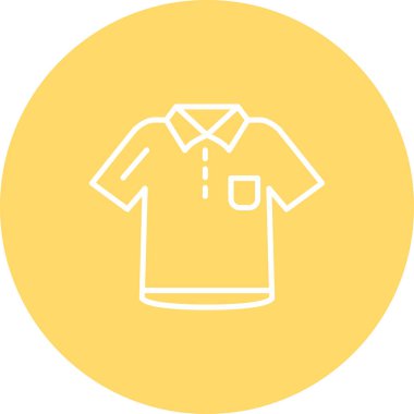 Gömlek. Web simgesi basit illüstrasyon