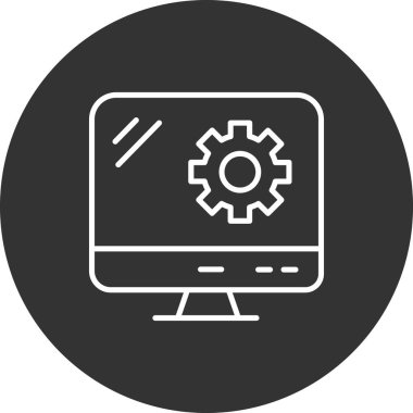 vector settings icon illustration