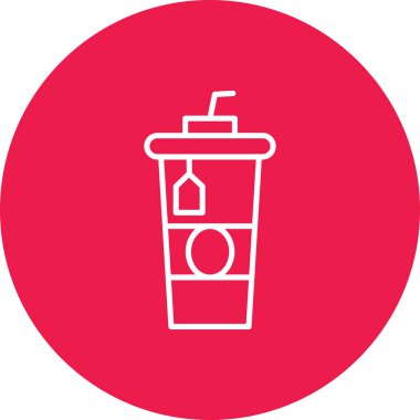 içecek simgesinin vektör illüstrasyonu