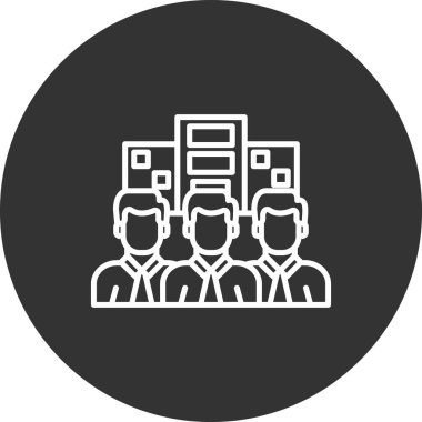 İnsan simgesinin vektör illüstrasyonu