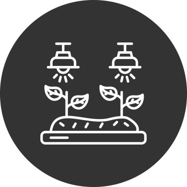 Bitki. Web simgesi basit tasarım