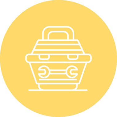 Benzersiz kahve makinesi vektör simgesi